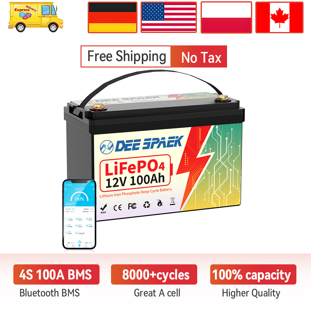 Lifepo4 12V 100Ah Bms Bluetooth - Akumulator LiFePO4 DEEPSPAEK 12V 100Ah Bluetooth