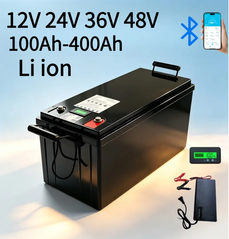 Lifepo4 12V 100Ah Bms Bluetooth - Akumulator Bluetooth BMS Li-ion/LiFePO4 12V 24V