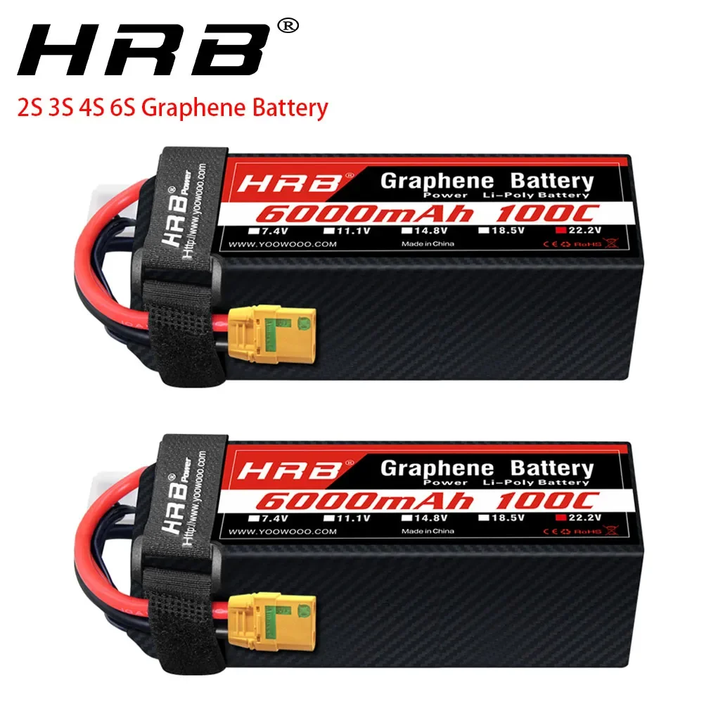 6S Lipo Battery 22.2V 5000Mah - 2PC Bateria grafenowa 2S 3S 4S