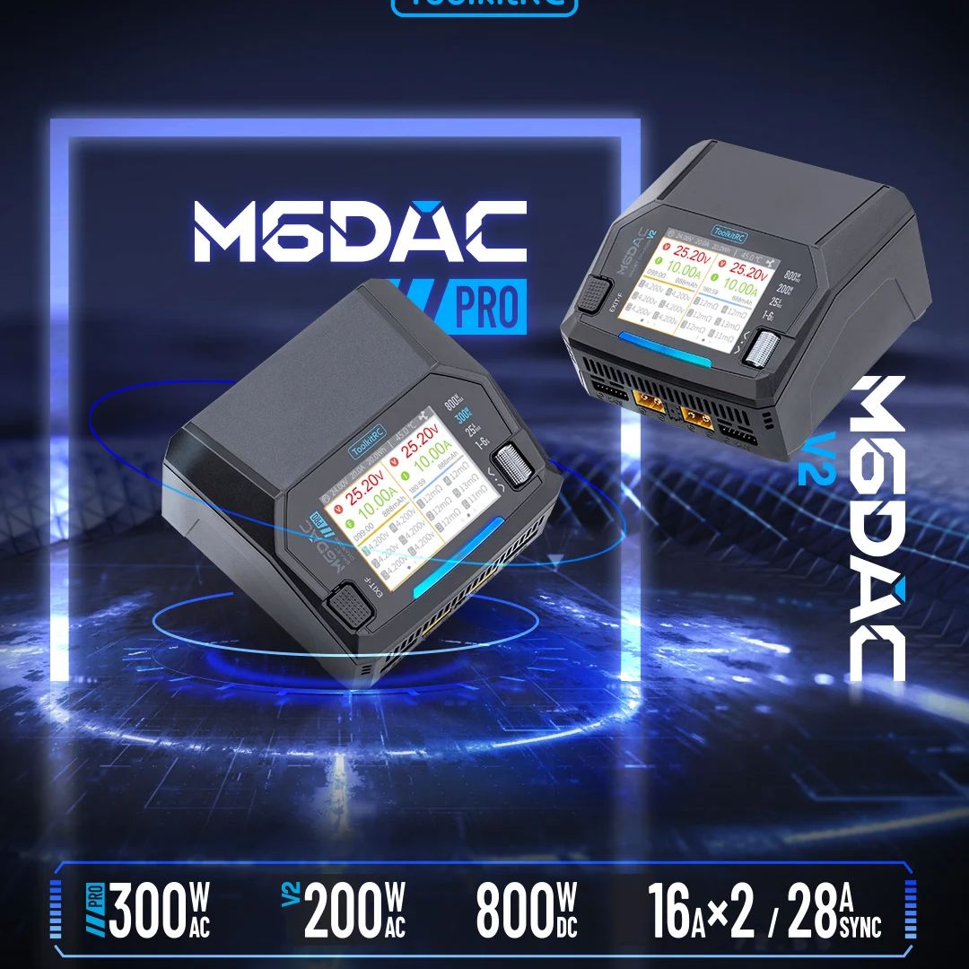 Toolkitrc M6Dac Smart Charger - ToolkitRC M6DAC PRO M6DAC V2 Dwukanałowa