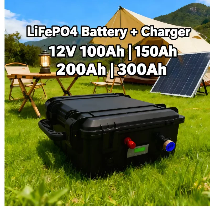 Lifepo4 12V 100Ah Bms Bluetooth - Akumulator litowo-żelazowo-fosforanowy LiFePO4 12V 24V 100Ah-450Ah