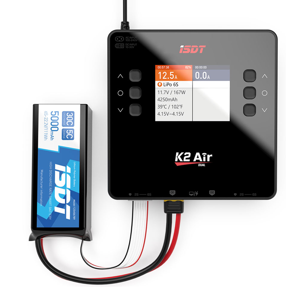 Isdt K4 Dual Lipo Charger - Ładowarka balansująca i rozładowująca akumulatory Lipo