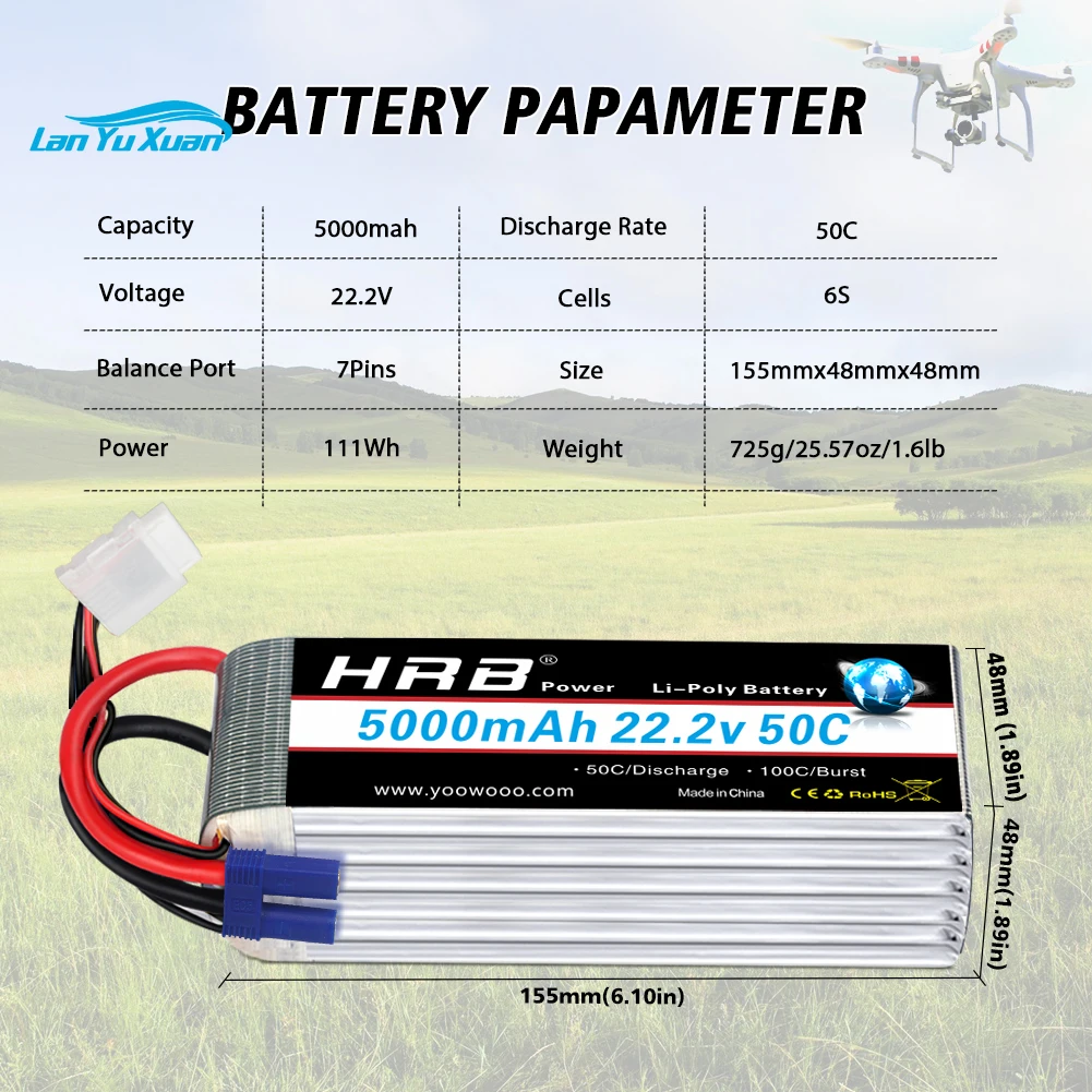 2szt 6S Lipo Battery 22.2V 500 – 6S Lipo Battery 22.2V 5000Mah recenzja i cena