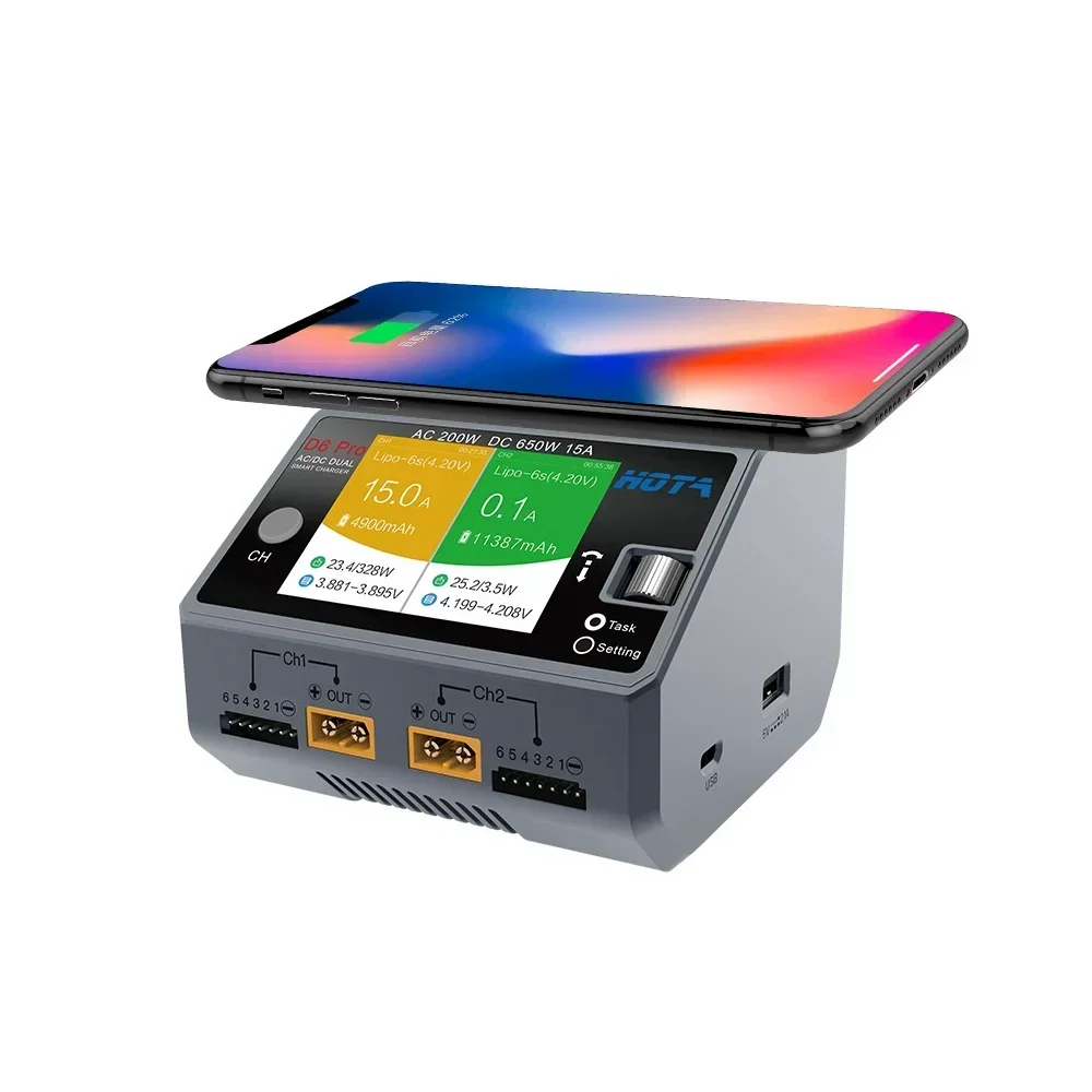 HOTA D6 Pro Dwukanałowa Inteli – Hota D6 Pro Dual Lipo Charger recenzja i cena