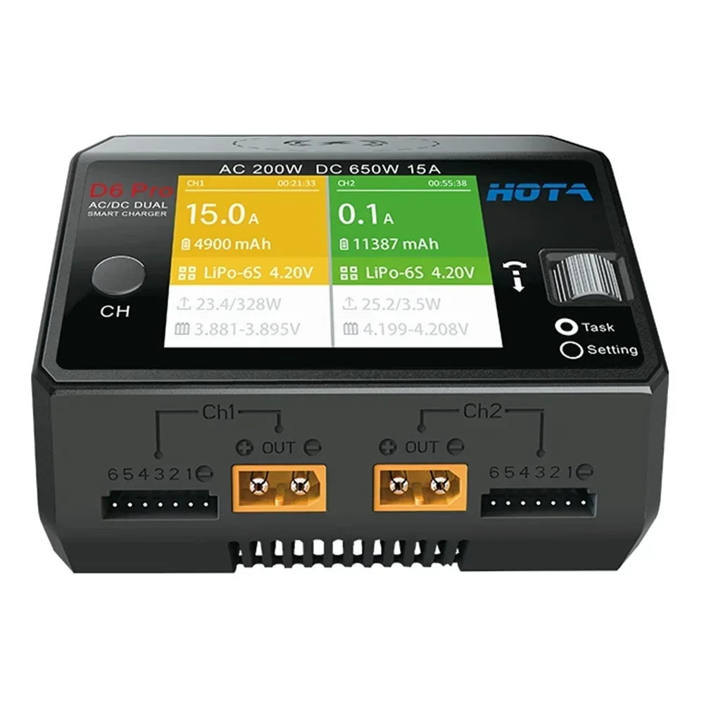 HOTA D6 Pro Dwukanałowa Inteli – Hota D6 Pro Dual Lipo Charger recenzja i cena