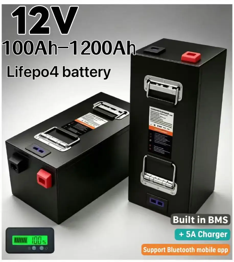 Akumulator litowo-żelazowo-fos – Lifepo4 12V 100Ah Bms Bluetooth recenzja i cena