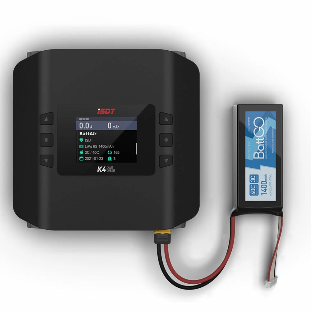 Inteligentna ładowarka balansu – Isdt K4 Dual Lipo Charger recenzja i cena