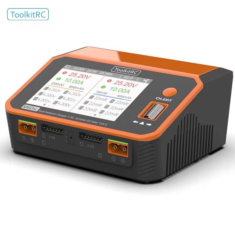 ToolkitRC M6DAC 350W X 2 USB-C – Toolkitrc M6Dac Smart Charger recenzja i cena