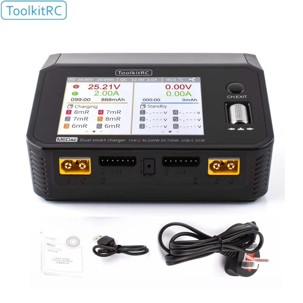 SmCpToolkitRC M6DAC Dwukanałow – Toolkitrc M6Dac Smart Charger recenzja i cena
