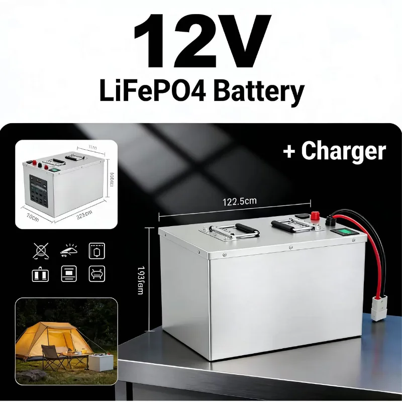 Akumulator LiFePO4 12V 24V 48V – Lifepo4 12V 100Ah Bms Bluetooth recenzja i cena