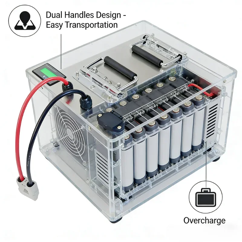 Akumulator LiFePO4 12V 24V 48V – Lifepo4 12V 100Ah Bms Bluetooth recenzja i cena