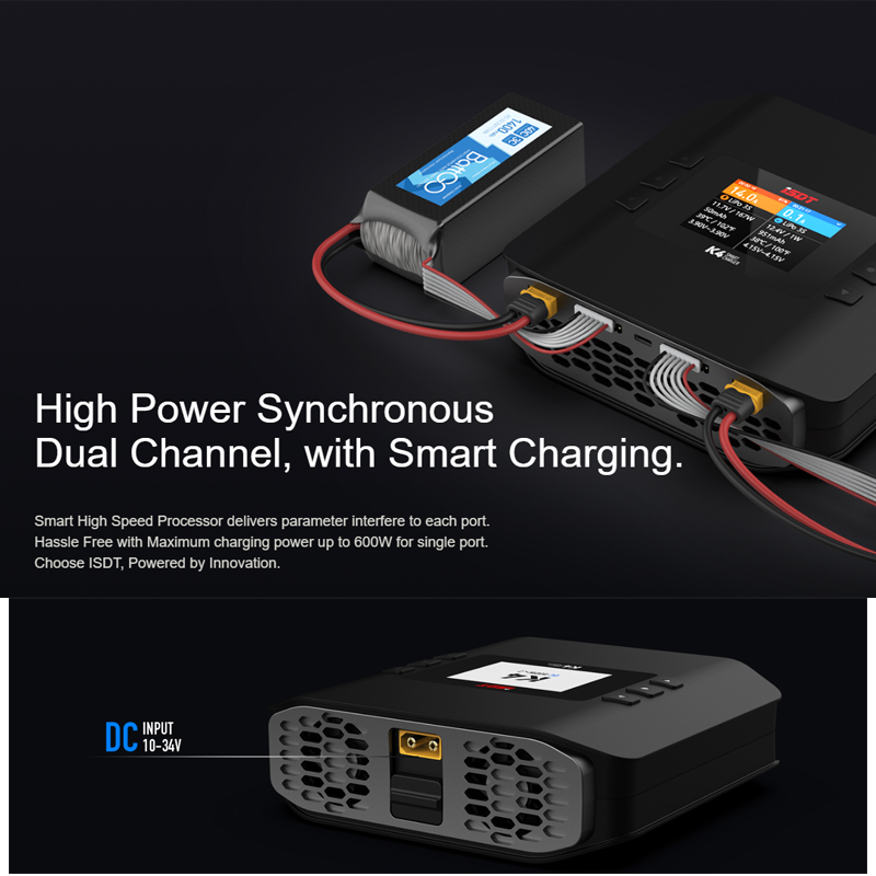 Ładowarka inteligentna ISDT K4 – Isdt K4 Dual Lipo Charger recenzja i cena