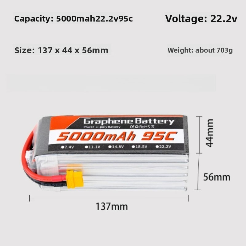 Akumulator litowo-jonowy z gra – 6S Lipo Battery 22.2V 5000Mah recenzja i cena